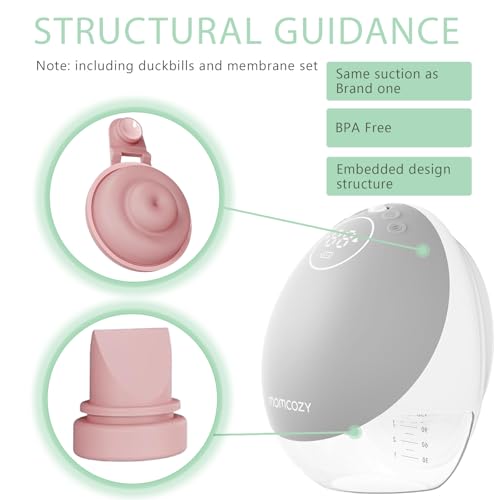 12 Piezas Repuestos Extractor de Leche Compatible Momcozy M9 miniatura 4