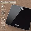 RENPHO-Digital-Bathroom-Scale-Highly-Accurate-Body-Weight-Scale-with-Lighted-LED-Display-Round-Corner-Design-400-lb-Black RENPHO Digital Bathroom Scale, Highly Accurate Body Weight Scale with Lighted LED Display, Round Corner Design, 400 lb, Black-Core 1S