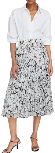 Club Monaco Women's Printed Pleat Skirt