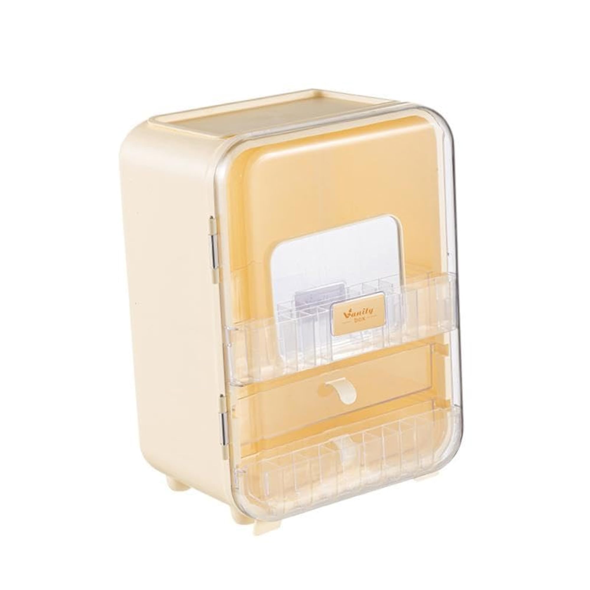 Cosmetic Storage Box with Visible Drawers, Makeup Case