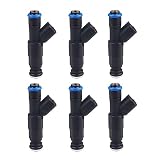 6Pcs Car Fuel Injector Nozzle Compatible For Jeep Cherokee Wrangler Grand Cherokee 4.0L Dodge Ram 1500 2500 3500 Injectors Nozzle