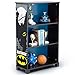 Delta Children Deluxe 3-Shelf Bookcase - Ideal for Books, Homeschooling & More, DC Comics Batman - Greenguard Gold Certified, Decor
