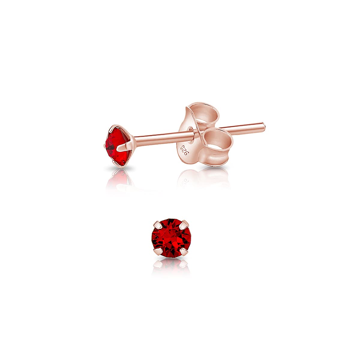 Orecchini punto luce argento 8mm: in argento 925, spedizione gratuita