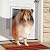 Ownpets Aluminum Extra Large Dog Door, Pet Door for Interior and Exterior Doors, with Magnetic Flap and Lockable Sliding Panel, Heavy Duty Doggy Door for Dogs Up to 200lbs