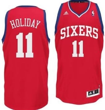 Jrue Holiday Philadelphia 76ers Red NBA Youth Swingman Revolution 30 Jersey Medium 10-12
