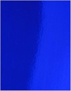 Hygloss Products Mirror Board Sheets 8.5 x 11 Inches â€“ Blue, 25 Pack