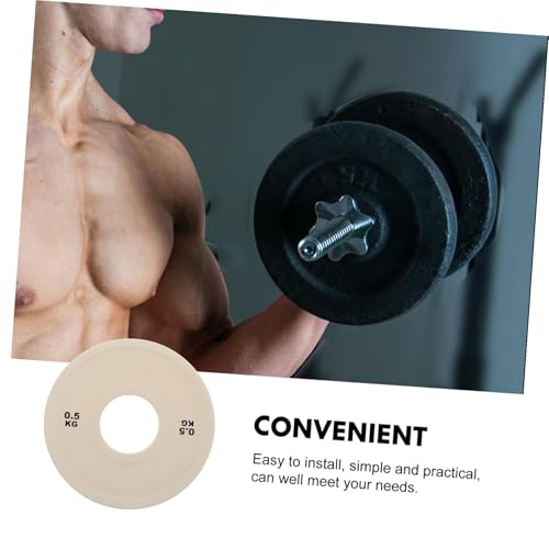 Plaques de poids caoutchouc musculation haltères et rééducation polyvalente