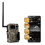 Spypoint Link-Micro-LTE Cámaras de Vigilancia con Conexión Móvil y Tarjeta SIM para Transmisión Inalámbrica a Smartphones – Cámara de Fotos 10 MP – Cámara Espía con Infrarrojos & 4 LED