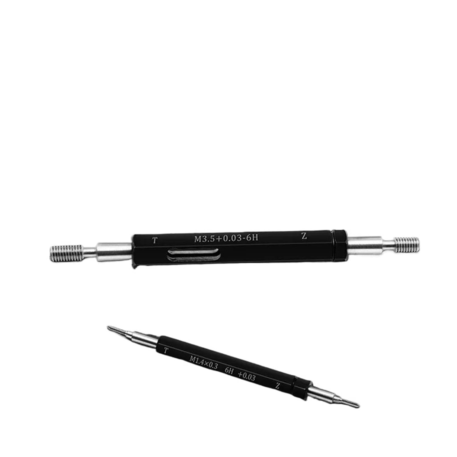 1PCS 2B +0.03 Accuracy Steel Mer-cury Gage American Fine Thread Gauge UNC UNF UNS Measuring Tool(10-32UNF add 0.03)