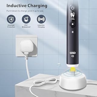 for Oral B Charger, Electric Toothbrush Charger Adapter UK for Braun Oral B Pro 3 3500, 3000, Pro 2 2500, Pro 1 650, iO3, iO4, iO5, iO6, Smart 6000N, Genius X, 8000, Type 3757 Chargers, 1.2M/3.9ft