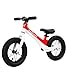 Produktbild 12 Zoll Laufrad Sport Balance Bike Lernlaufrad Balance Fahrrad Magnesiumlegierung Kinder Laufrad Lernlaufrad für Jungen und Mädchen ab 2 bis 6 Jahre alt,Red