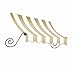 Awntech 10-Feet Charleston Window/Entry Awning, 44 by 24-Inch, Linen/White