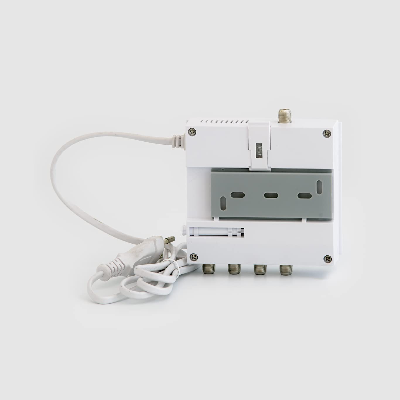 D-Home - Amplificatore TV TNT Interno 4 Uscite 26dB Filtrato 4G-5G, funziona con App TV Finder