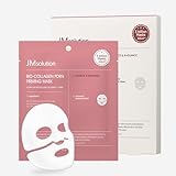 JMsolution Bio Collagen PDRN Firming Mask (4 Sheets) | Hydrogel Face Mask for Elasticity & Firming Care | Hydrating & Smoothing Korean Skincare | K-Beauty
