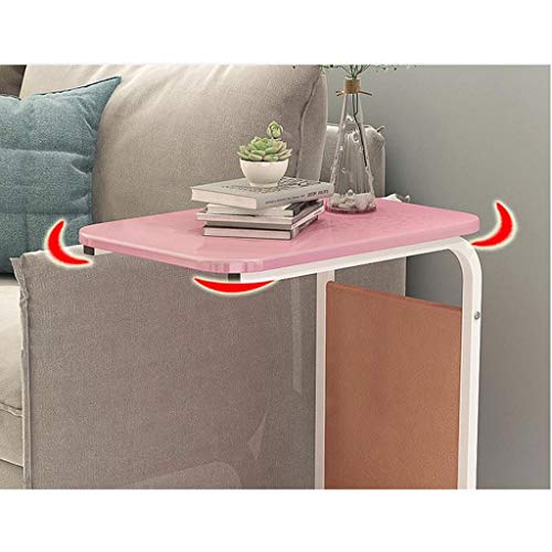 Table basse à cadre en métal robuste avec étagères de rangement