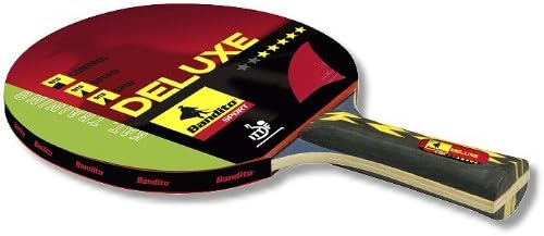 TT racket Deluxe *****Star with 6 MM and 1.8 MM Ply Wood Handle sponge, ITF- approved, Concave "our test result: very good.