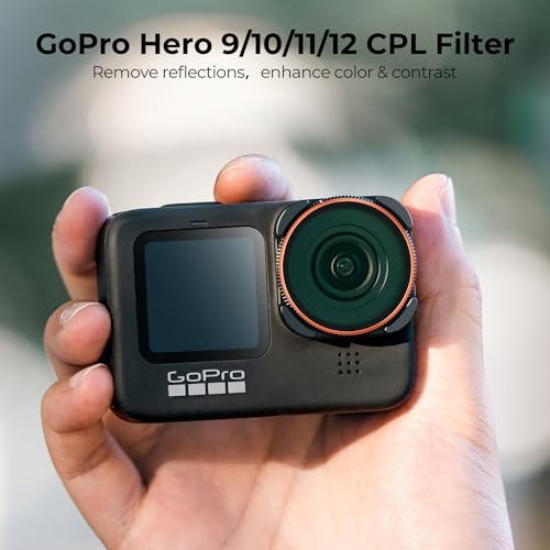 K&F Concept Polarising Filter CPL HD Nano Coating Multi-Layer Anti-Scratch Compatible with GoPro Hero9 Hero10 Hero11 Hero12 Hero13 - Image 2