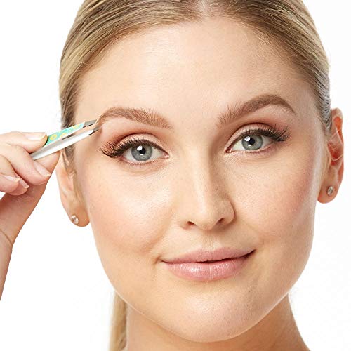 Minipinça inclinada Tweezerman de aço inoxidável, edição limitada de 2019, Pineapple Punch