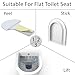 Hpmjz 4Pcs Toilet Lid Lifter Self Adhesive Toilet Seat Lift Handle Seat Cover Lifter Avoid Touching the Toilets Lid Seats Holder Lift Tools Bathroom Accessories for Home Office Hotel