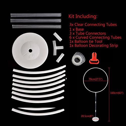 Sunormi Balloon Column With Round Circle Arch Stand Bases And Balloon Garlands Decorating Strip Tape Kits For Birthday Wedding Baby Shower Party Decorations #TOP2