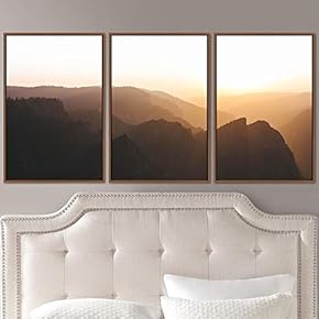 signwin 3 Piece Framed Canvas Wall Art Abstract...