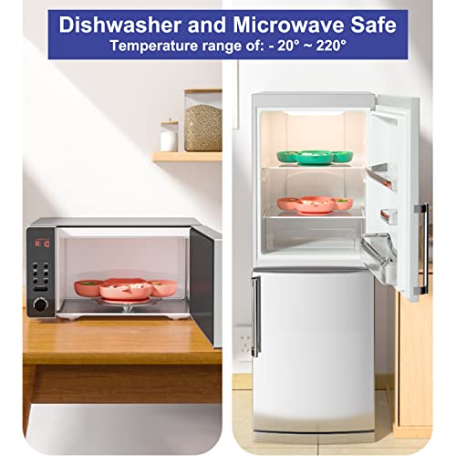 Longdear Suction Plates For Baby,Toddler Plates With Suction,Silicone Divided Kids Placemat Fits Most Highchair Trays,Microwave & Dishwasher Safe (Yellow) #TOP5