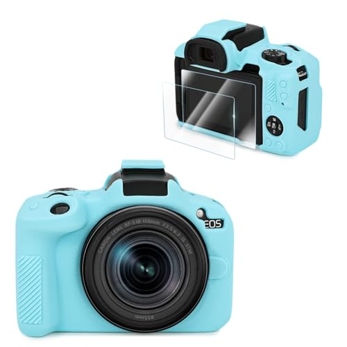 VOVMOEYA Lm CANON EOS R50ƌ JیP[X[KXtB2t 9H 0.25mm]AEOS R50{fBP[X \tgȃVR ~[XJJo[ y Sʕی Orڑ\ ϏՌ ~