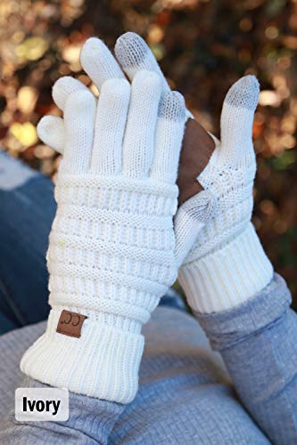 Lined Texting Gloves: 4-Tone Rainbow #11 #TOP4