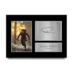HWC Trading Jeremy Renner Printed A4 Signed Autograph Hawkeye The Avengers Play Picture Photo Print – Het Grote Idee Van…