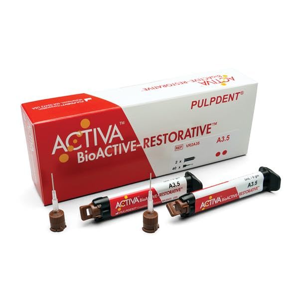 Pulpdent VR2-A35 Activa BioActive Dental Restorative A3.5 Value Pack