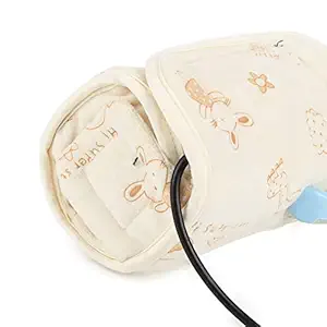 Baby Bottle Warmer, Power Off Protection USB Charging 2-Color Breast Milk Warmer, Constant Temperature Moving Milk Heating for Food Heating(Yellow Band Ears)
