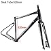 AIJIEjie Compatible for 700C Aluminum Alloy Bicycle Frame, Disc Brake Gravel/Off-Road Frame with MTB Fork/516