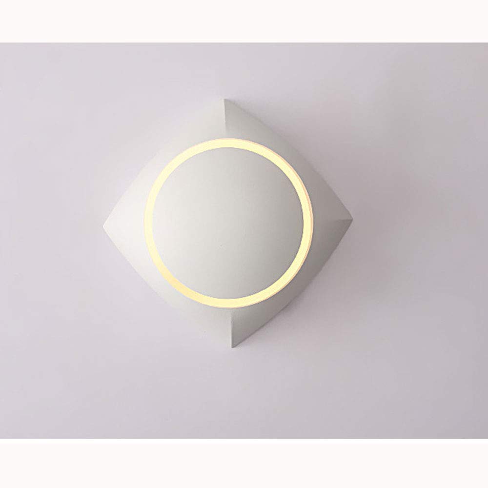 Aplique de pared LED 5W giratorio con luz blanca cálida 8