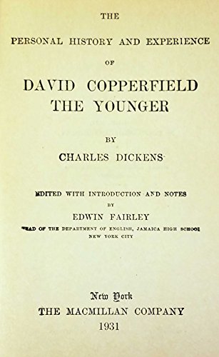 The Personal History and Experience of David Co... B07FPNMYQY Book Cover