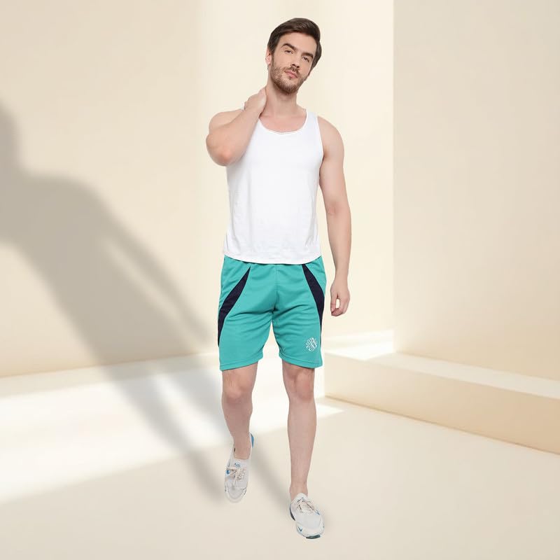 Image of DIA A DIA Men's Gym Shorts with Zipper Pockets Breathable Sports Shorts