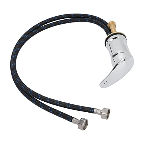 Torneira de lavatório de xampu, torneira de tigela de xampu de liga de zinco segura para salão de ca