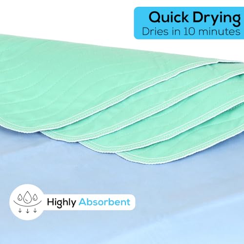 Simpli-Magic Washable Underpads, 34"x36" (Pack of 6) Heavy Absorbency Reusable Bedwetting Incontinence Pads for Kids,Adults,Elderly,and Pets, Waterproof Protective Pad for Bed,Couch,Sofa,Floor by SIMPLI-MAGIC - Image 4