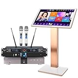 2026 New Chinese Karaoke Machine KV-V5 MAX Karaoke Player, with Reverb Wireless Microphone, Pihaosen 22-inch capacitive Touch Screen Free Cloud Download Function YouTube APP Online Play