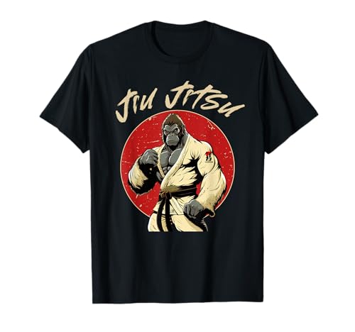 Gorila Jiu Jitsu y BJJ Camiseta
