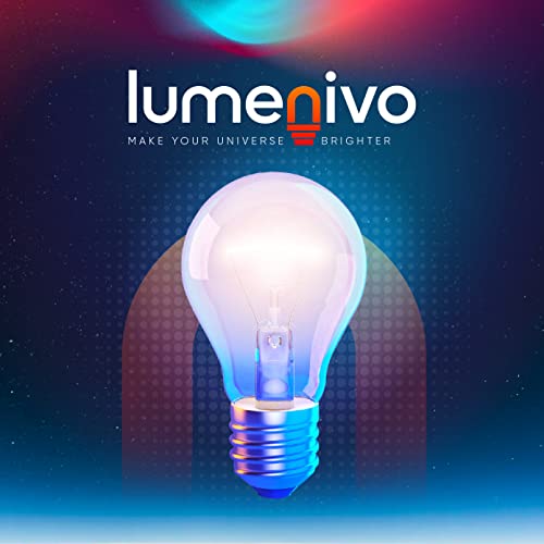 lumenivo Replacement for Amscope BHD-24V150W 24V Halogen Light Bulbs for Fiber Optic Illuminators Microscopes - GX5.3 / GU5.3 2-PIN - MR16