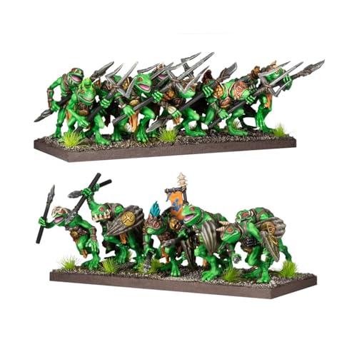 Trident Realm Riverguard Regiment de Mantic figurines aux détails de modélisme