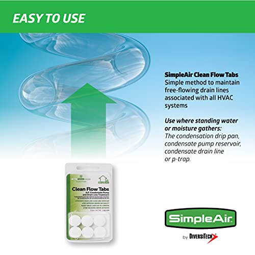 Simpleair Sacf Drain Line Tabs, 6 Count #TOP1