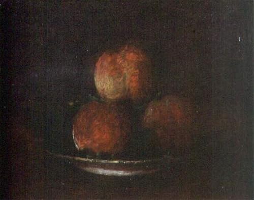 Pinturas póster arte pared tres melocotones, lienzo de Fantin Latour vintage de 60x90cm