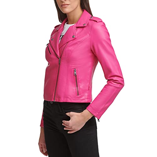 Levi's Women's Plus Faux Leather Legacy Motorcycle Jacket #TOP10