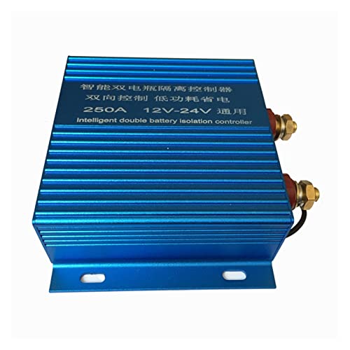 250A Dual Battery Isolation Controller 1 2v24v Universele Dual Battery Isolation Relay Voor auto - Afbeelding 3
