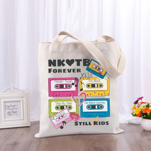 Image of TIIMG NK*TB Gift 90s Music Band Gift Music Lover Gift Classical Pop Music Band Concert Fans Gift Tote Bag