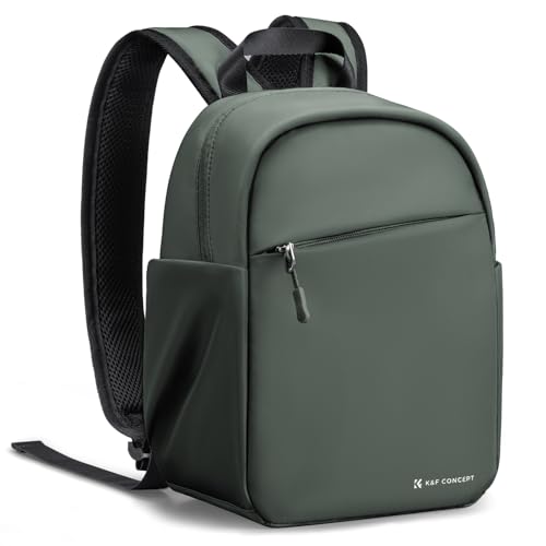 K&F CONCEPT Camera Backpack, DSLR Photography Camera Bag Camera Case Compatible for Canon/Nikon/Sony/DJI Mavic Drone Green