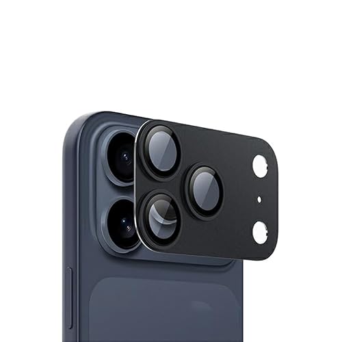LUNBER-ARMOR�EFor iPhone 18 Pro Max �݊��i �����Y�J�o�[ 2�Z�b�g �}�b�g �A���~ + �����K���X For �A�C�t�H��18�v���}�b�N�X(�u���b�N)