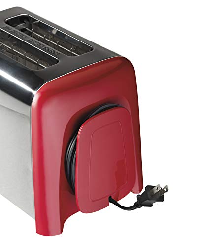 Torradeira Elétrica Hamilton Beach Cromada/Vermelha, 110v