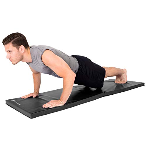 Prosourcefit Bi-Fold Folding Exercise Mat - Black (Ps-1940-Dfm-Black) #TOP3